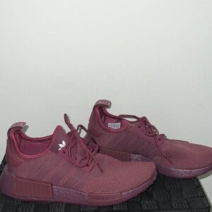 Adidas NMD Burgundy Sneakers